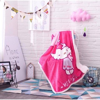 Chăn lông cừu trẻ em, chăn cừu loại 1, to, mềm min, dày ấm, nhiều mẫu xinh yêu