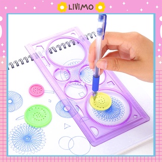 Thước kẻ khuân mẫu sáng tạo đa năng livimo tk03