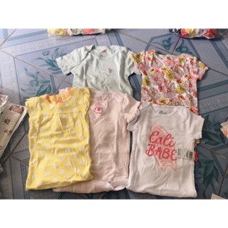 Set 5 body cho bé sz nb - 24m