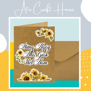 Thiệp Mừng Ngày Nhà Giáo Việt Nam - Thiệp Handmade
