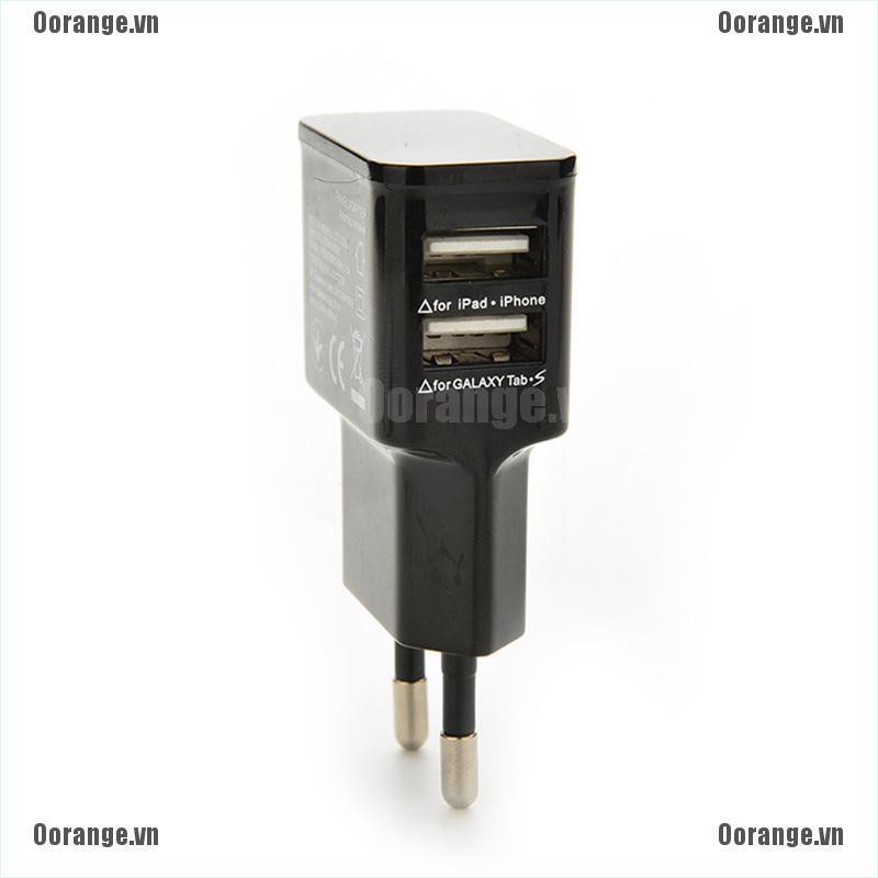 Củ Sạc MT US / EU 2 Cổng USB 2.1A Cho Samsung S4 S5
