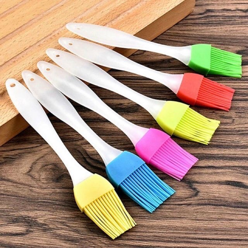 Cọ quét dầu silicon cán nhựa - Cọ chổi quét dầu mỡ, nước sốt, mặt bánh