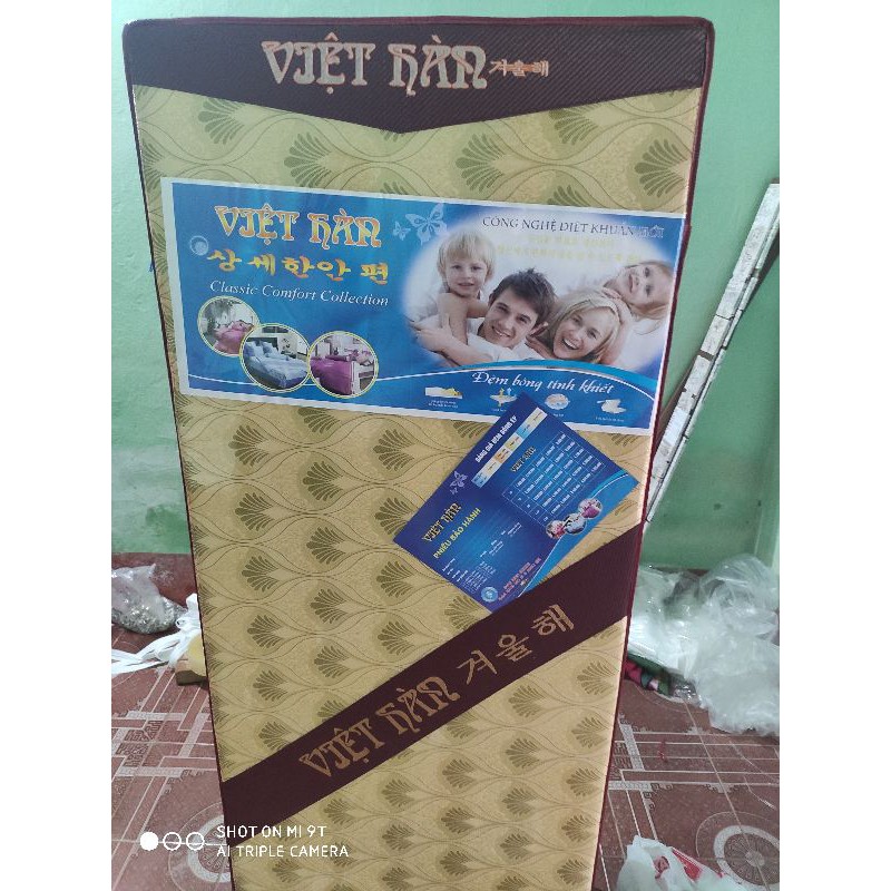 Đệm bông ép Việt Hàn từ 1m2 đến 1m8