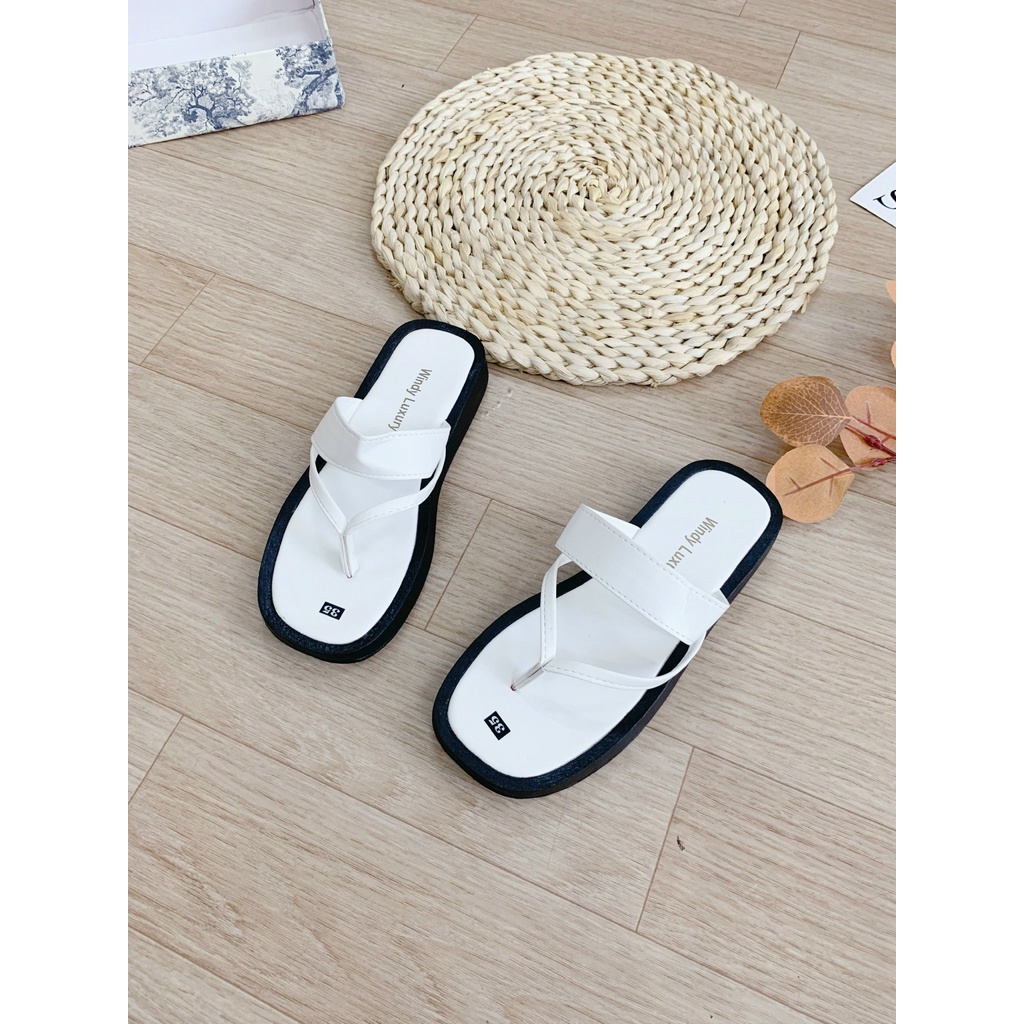 (S85) Dép xỏ ngón nữ quai ngang đế 2 phân siêu nhẹ (Mã XN.241)