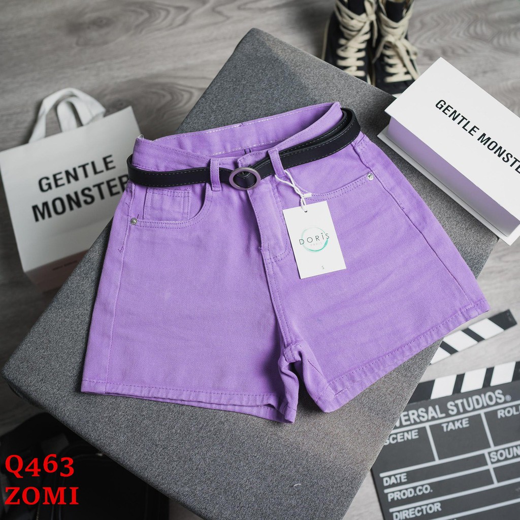 Quần short jean ngố lưng cao siêu xinh ZOMI Q463