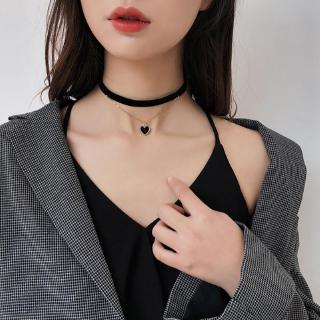 Vòng Cổ Choker Dây Nhung Nhiều Lớp Phong Cách Hàn Quốc