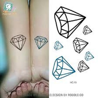Hình xăm dán trăng sao 10x6cm+ quà tặng kèm