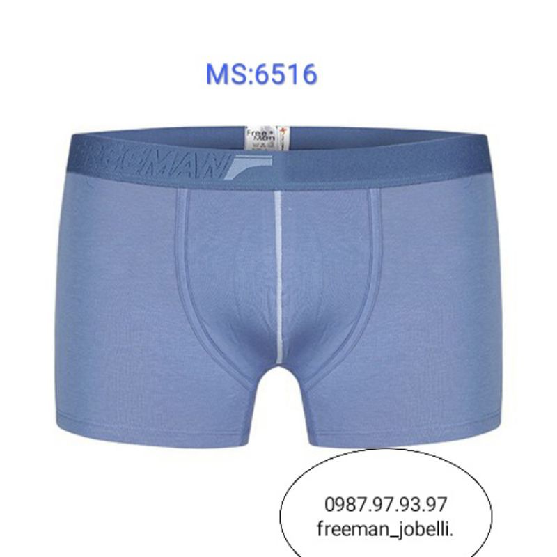 MS:6516,sịp đùi cotton 4 chiều, thương hiệu Freeman chính hãng