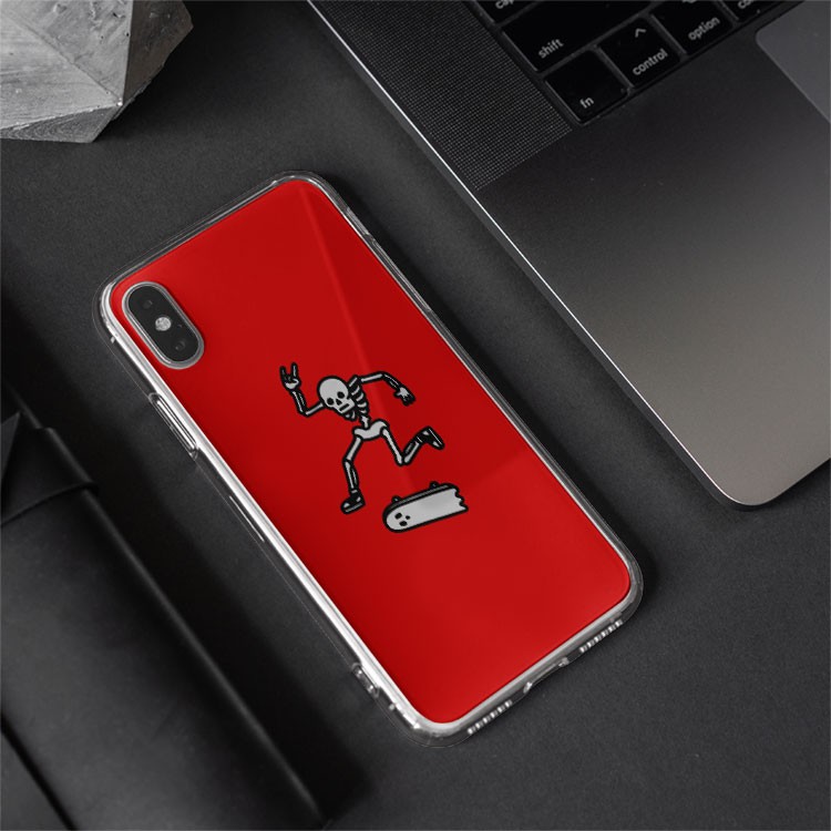 Ốp lưng Bộ xương trượt patin. Cá tính, độc đáo, ấn tượng Iphone từ 5 đến Xs Max/11/11 Promax/12/12 Promax CHUCOM21062