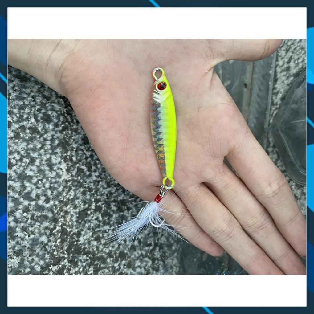 [Chất Lượng] Mồi Câu Lure Jigging Nặng 7g_10g_15g_20g lure chẽm,nhồng,hồng,măng,vược,...._ Lure 24