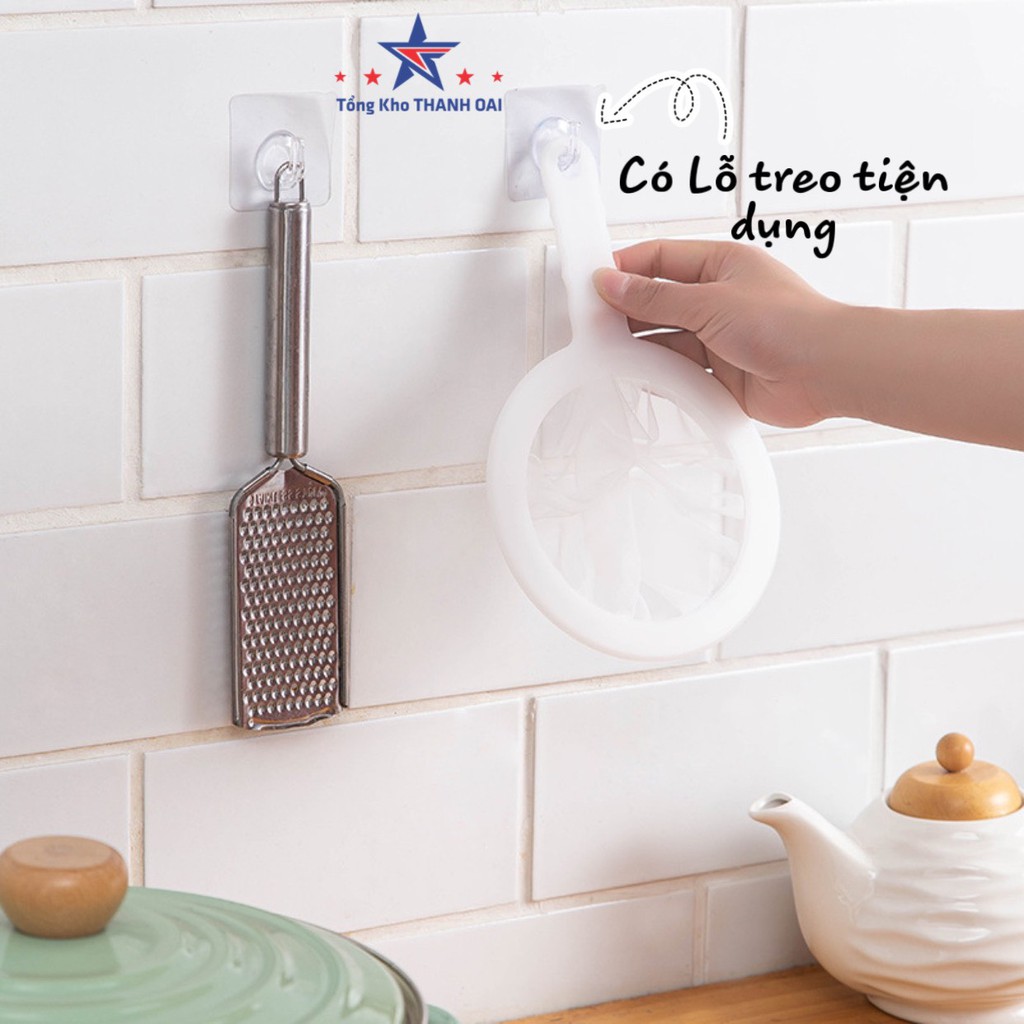 Rây lọc cháo, rây lọc bột  siêu mịn cho bé ăn dặm bằng nhựa cầm tay đa năng size 15cm