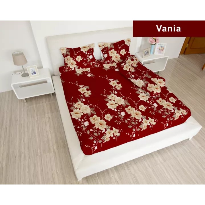 Id. Phụ Nữ Hoa Hồng - Giường Vải Lanh Vua (Maron)