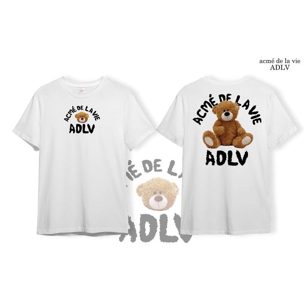 Áo thun tay lỡ 194SHOP vải coton dày dặn, co dãn, form rộng - Gấu ADLV