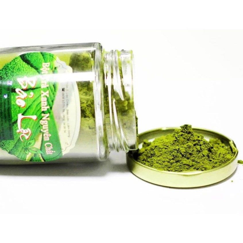 Combo Bột trà xanh Matcha Nhật Bản Uji Yano - Bột trà xanh đắp mặt Bảo Lộc 100g