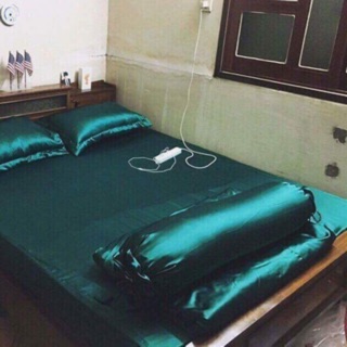 1 tấm ga trải giường phi lụa m6x2m