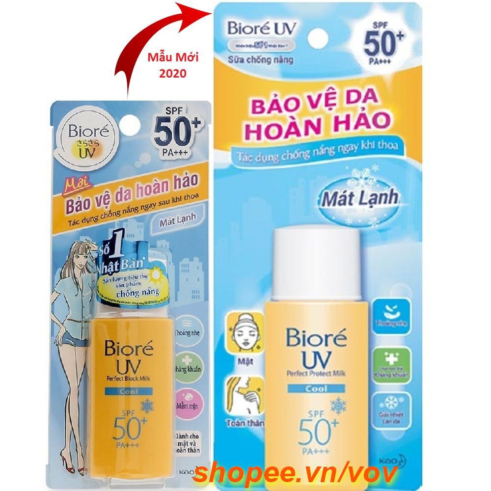 Sữa Chống Nắng Mát Lạnh 25ml Biore Cool SPF50+/PA+++ Bảo Vệ Da Hoàn Hảo, Vov Cung Cấp & Bảo Trợ. | BigBuy360 - bigbuy360.vn