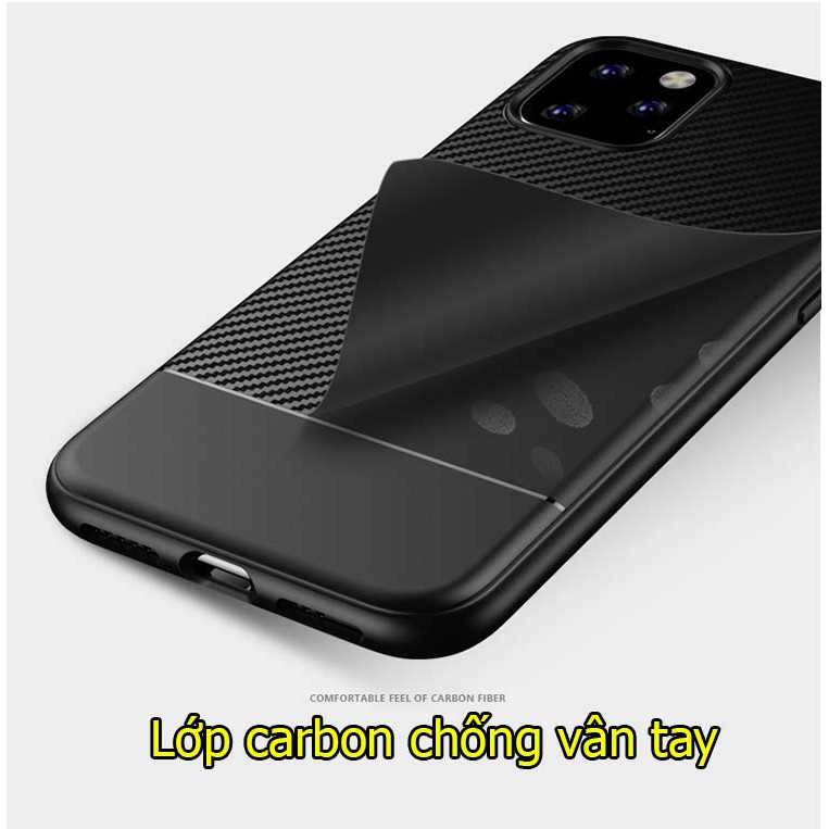Ốp lưng iPhone 11 pro max carbon fiber