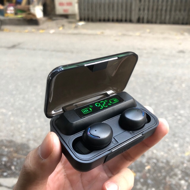 Tai Nghe Bluetooth True Wireless F9 PRO Bluetooth 5.0, Bản Quốc Tế, Cảm Ứng, Chống Nước, Bảo hành 12 tháng