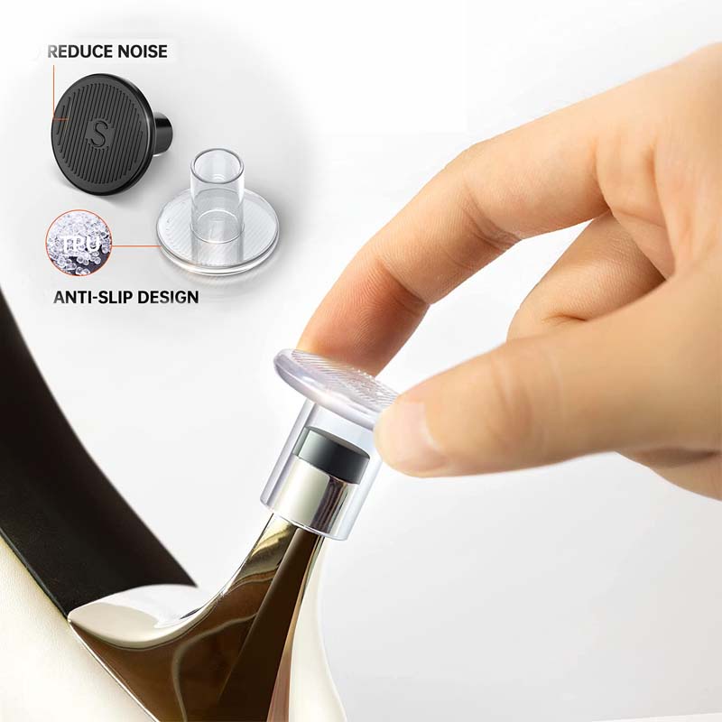 1 Cặp Đế Lót Giày Cao Gót Bằng Silicone Trong Suốt Chống Trượt
