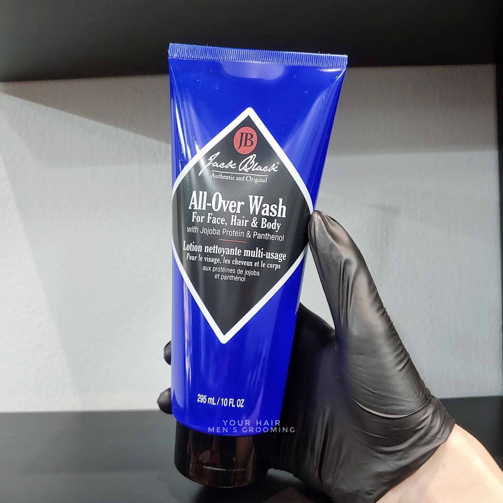 Sữa Tắm Gội Rửa Mặt Jack Black All-Over Wash for Face, Hair &amp; Body - 295ml | Sản phẩm 3 Trong 1