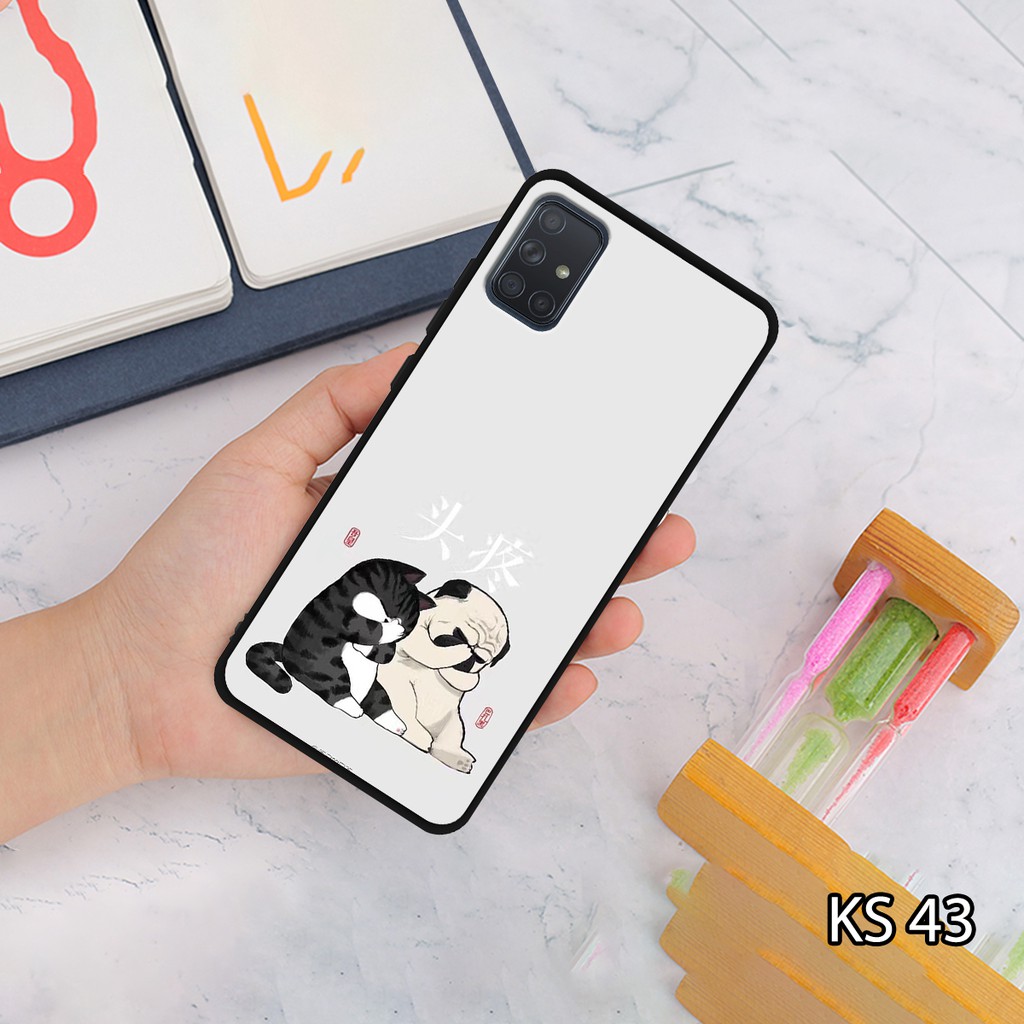 [HOT] Ốp lưng điện thoai SamSung A31/A51/A71 in hình Chó mèo  siêu dễ thương, giá rẻ_KINGSTORE.HN_Ốp SS A31/A51/A71