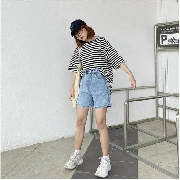 Quần jean nữ ngố ống rộng, vải denim bền đẹp, dễ phối đồ William - AT110