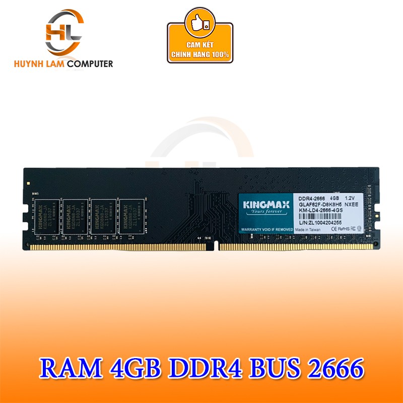 [Mã ELMS05 giảm 5% đơn 300k]Ram 4GB Kingmax DDR4 2666MHz chính hãng VIễn Sơn Phân Phối