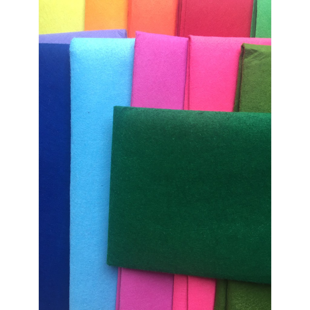 Vải nỉ làm hoa – vải nỉ trang trí làm đồ handmade kích thước 85x90cm