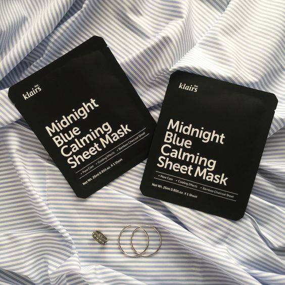 Mặt Nạ Klairs Midnight Blue Calmng Sheet Mask