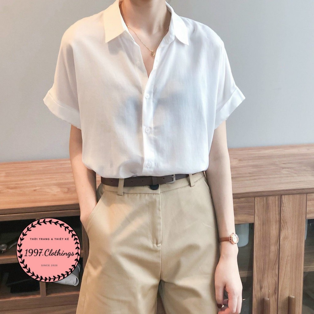 Áo sơ mi cho nữ công sở Zá Rà xuất dư fullsize chất cotton đũi mềm mịn Mẫu mới 2023