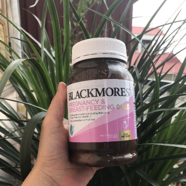 Vitamin bầu bú Blackmores Pregnancy and Breast-Feeding Gold – Bổ sung dưỡng chất cho mẹ bầu (lọ 180 viên)