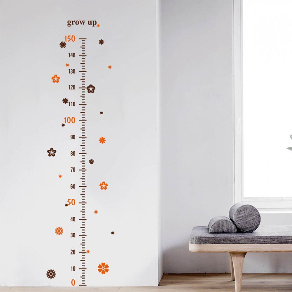 Miếng Dán Tường Hình Thước Đo Chiều Cao Dễ Thương Trang Trí Nhà Cửa DIY