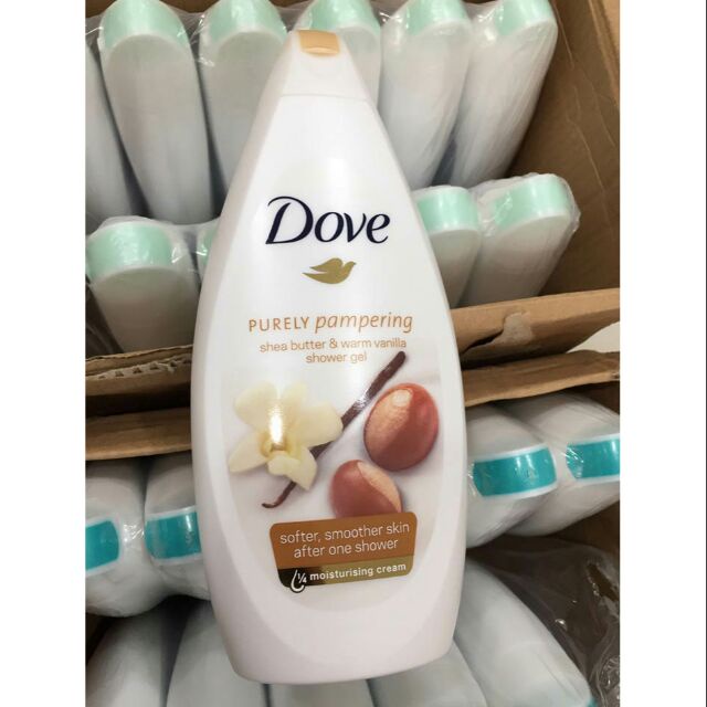 Sữa tắm Dove Shea Butter With Warm Vanilla Hương Vanilla 500ml