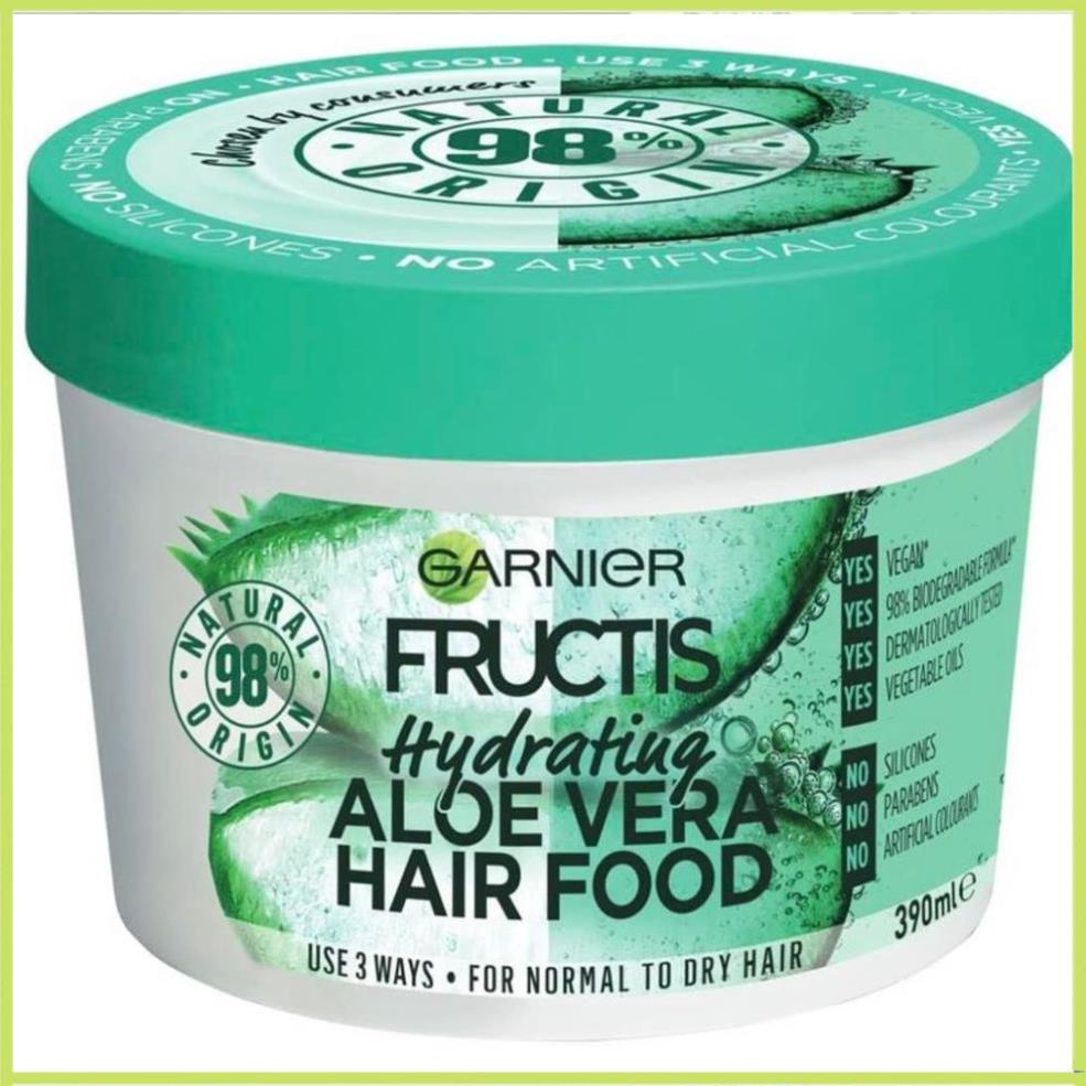 Kem ủ và dưỡng tóc đa công dụng Garnier Fructis Hair Food Mask 390ml