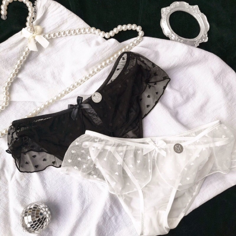 Quần Lót Ren Nữ Sexy Gợi Cảm Siêu Đẹp - Quần lót nữ lọt khe đẹp ren trong suốt xuyên thấu màu trắng đen đỏ cột dây