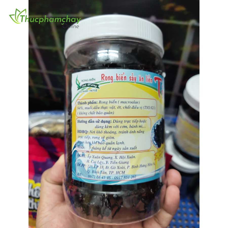 Rong Biển Sấy Giòn Ăn Liền Tịnh Hương 50g