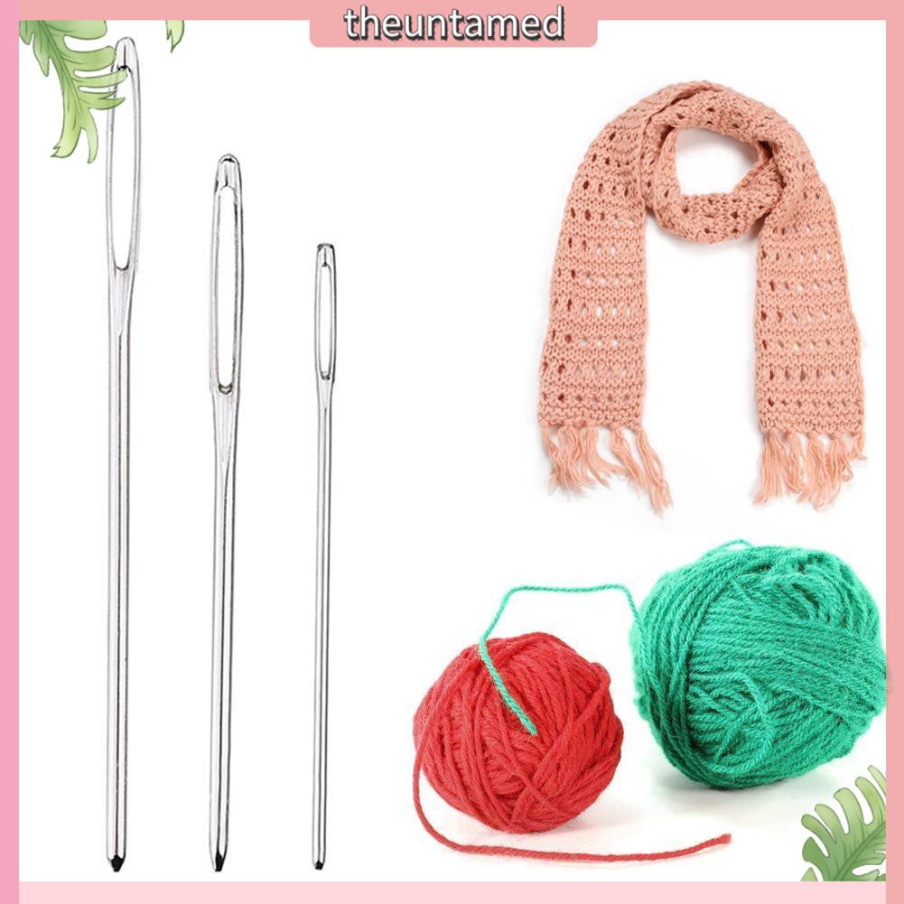 Bộ 9 Kim Móc Len Lớn Bằng Kim Loại