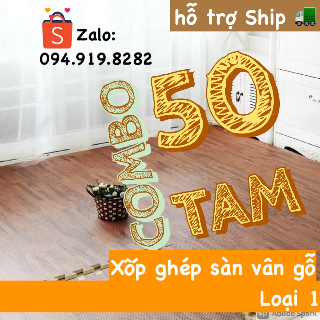 COMBO 48 TẤM GHÉP SÀN VÂN GỖ KHỔ 60X60cm GIÁ SIÊU ƯU ĐÃI