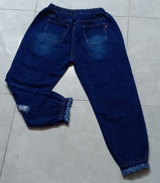 Combo 2 quần baggy jean tua rua họa tiết hình dán siêu cute( mẫu khách chọn ib hoặc shopee live) | BigBuy360 - bigbuy360.vn