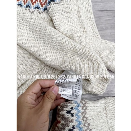 Áo len thổ cẩm bé trai