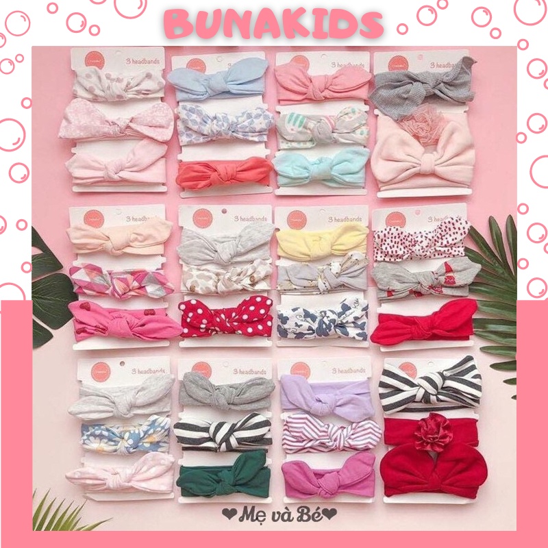 Set 3 tuban vải siêu xinh đáng yêu cho bé gái buankids PK36