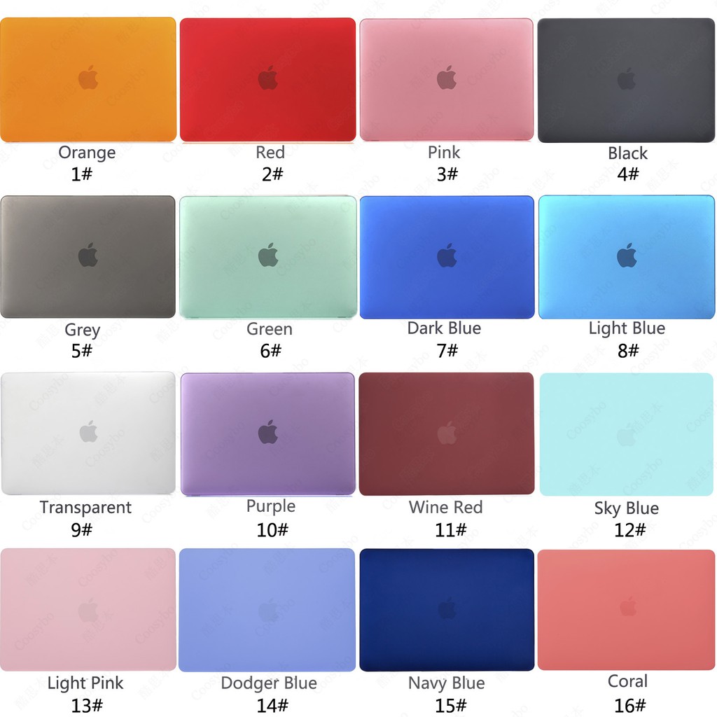 13" Air Pro Case, Matte Cover Keyboard Touchpad Skin Dust port Screen protector Apple 11 12 Macbook A2337 A2338