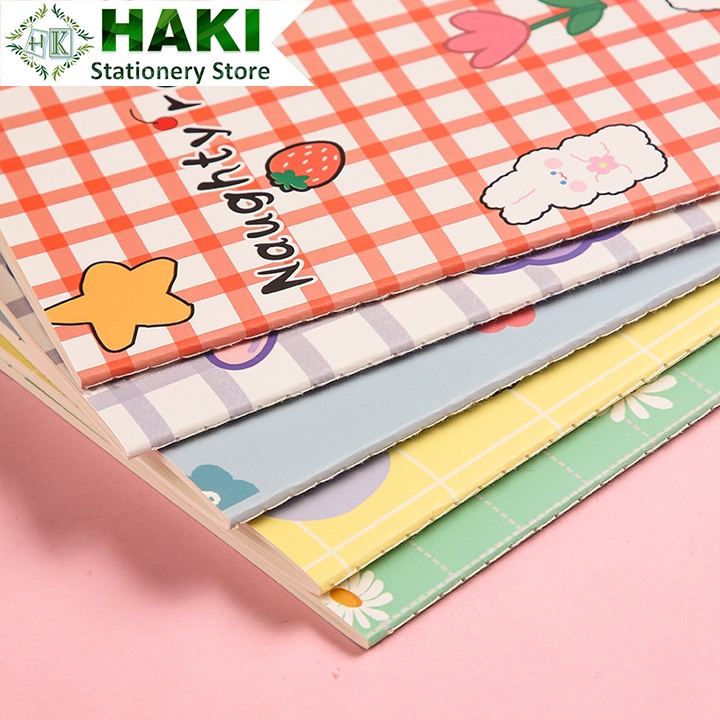 Sổ tay ghi chép A5 HAKI quyển sổ cute bìa hoạt hình dễ thương đồ dùng văn phòng phẩm S17