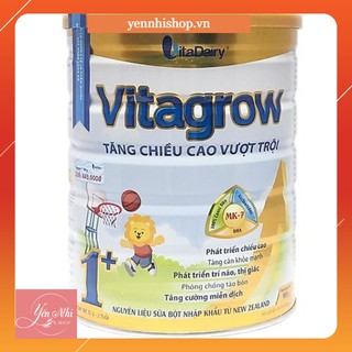 [NHẬP MÃ MUỖNG ĐỔI QUÀ] Sữa bột Vitagrow 1+ lon 900g date mới