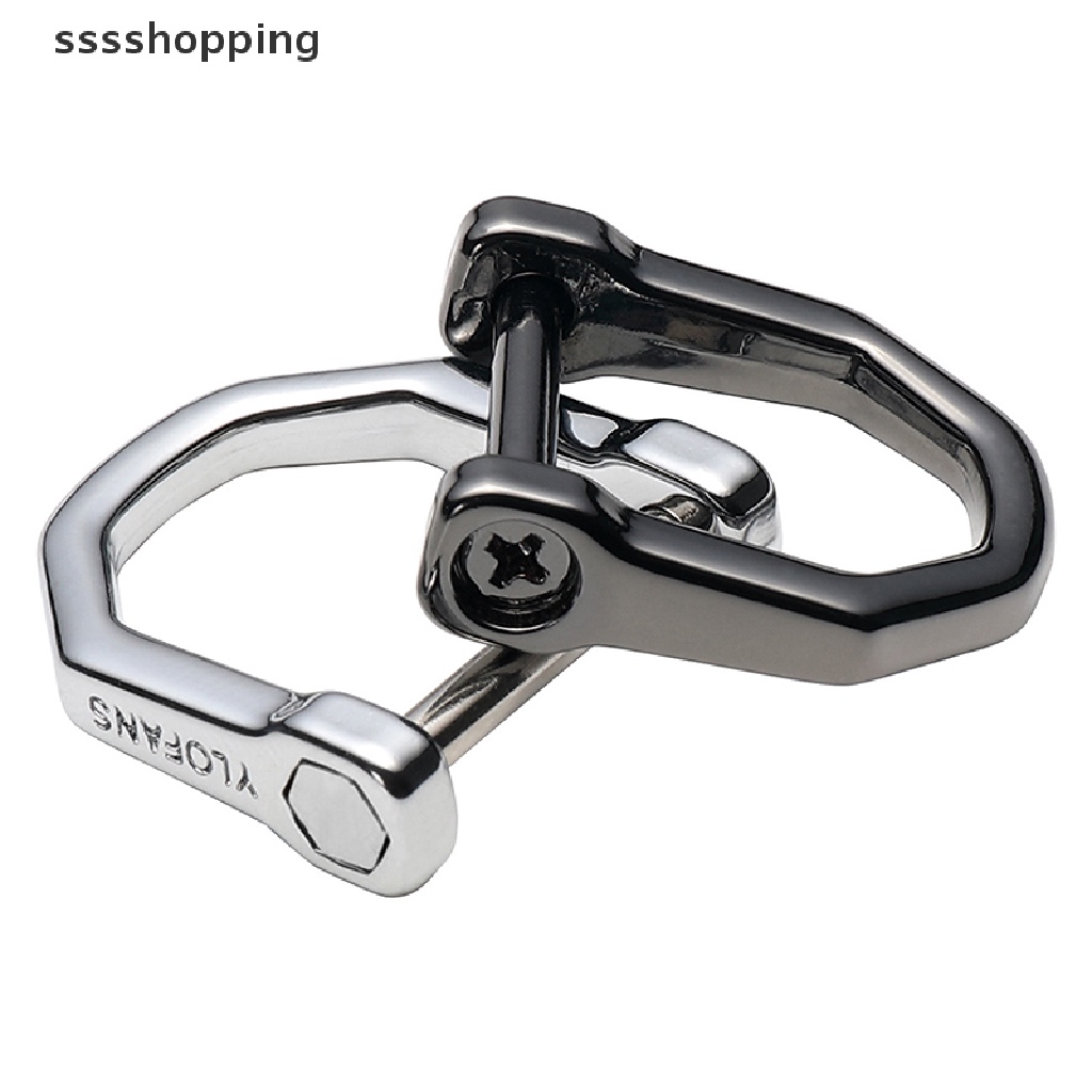 Móc Khóa Xe Hơi Hình Chữ D Mini EDC