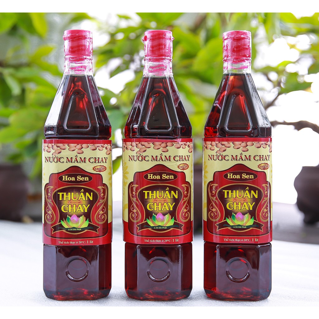 Nước mắm Nutri Thuần Chay Hoa Sen - Hoa Nghiêm