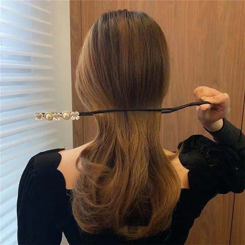 Dụng Cụ Búi Tóc Đính Ngọc Trai Thời Trang 19A1347