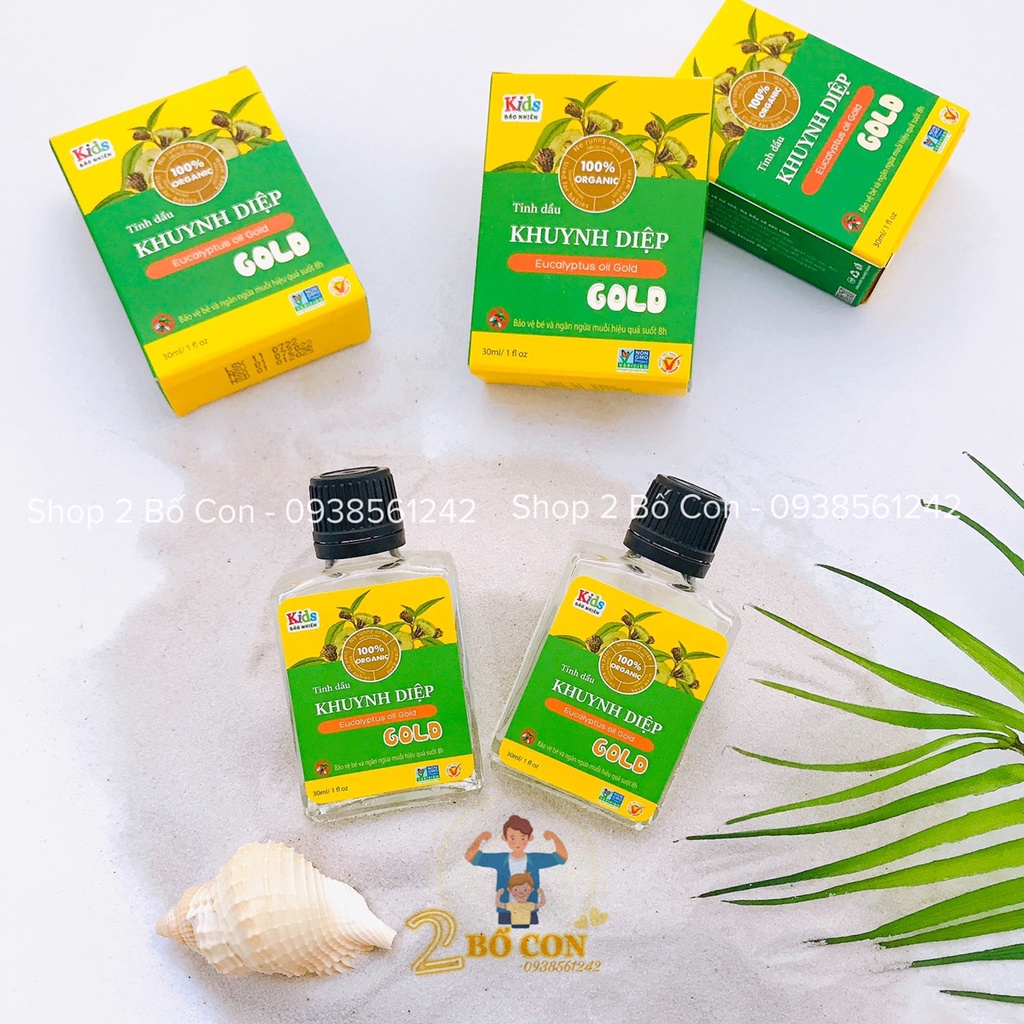 Tinh dầu Khuynh Diệp Bảo Nhiên cho bé yêu 30ml - chống muỗi an toàn đến 8h - chăm sóc sức khỏe bé yêu Shop2bocon