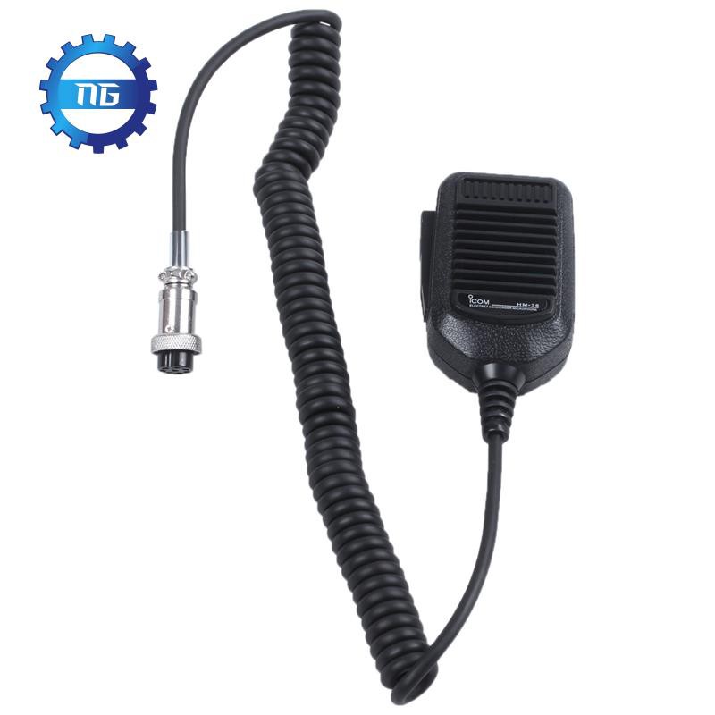 [Ready Stock]Car Radio HM-36 Microphone 8 Pin Speaker Hand Mic For ICOM HM36 IC-718 IC-775 IC-7200 IC-7600 IC-25 IC-28 IC-38 Mobile Radio