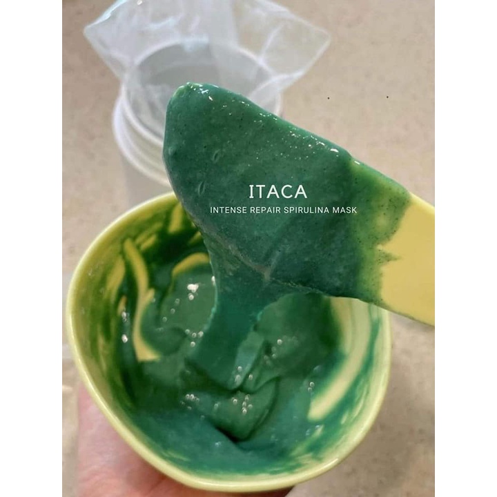 MẶT NẠ TẢO TƯƠI ITACA INTENSE REPAIR SPIRULINA MASK  - 10164